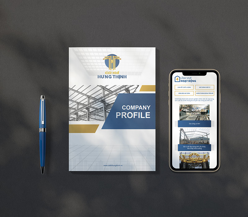 Gợi ý biên tập nội dung hồ sơ năng lực cho công ty sản xuất cơ khí